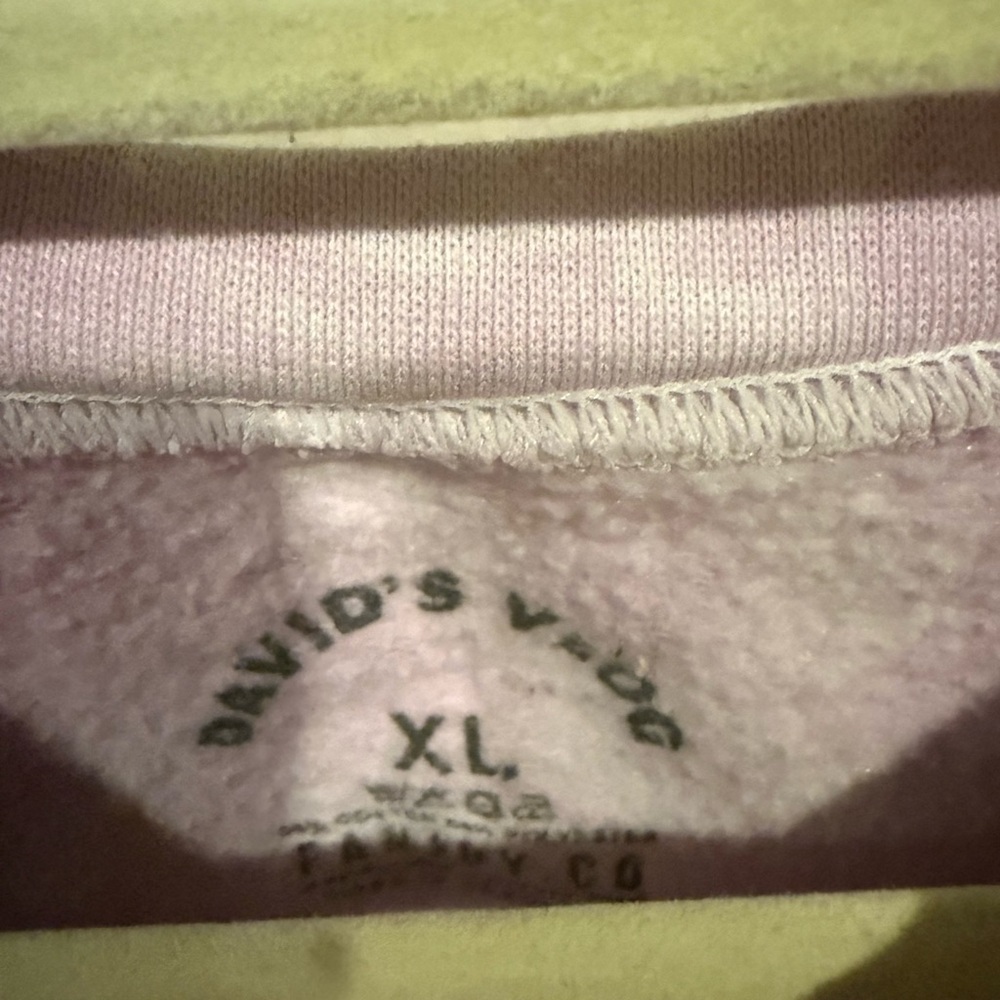 David’s Vlog Purple Tie-Dye Sweatshirt - Picture 3 of 3